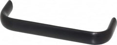 Electro Hardware - 4-9/16" Center to Center, Brush Black Anodized Aluminum Pull Handle - 1.5" High - Exact Tooling