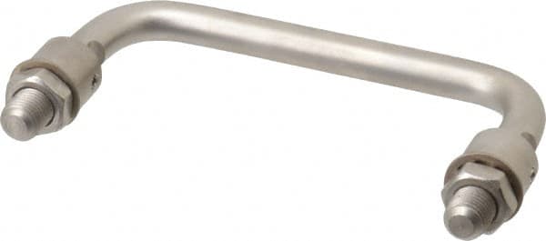 Electro Hardware - 4" Center to Center, Passivated Stainless Steel Pull Handle - 1.85" High - Exact Tooling