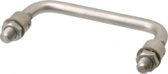 Electro Hardware - 4" Center to Center, Passivated Stainless Steel Pull Handle - 1.85" High - Exact Tooling