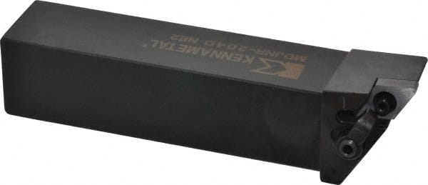 Kennametal - MDJN, Right Hand Cut, 3° Lead Angle, 1-1/4" Shank Height x 1-1/4" Shank Width, Negative Rake Indexable Turning Toolholder - 6" OAL, DN..43. Insert Compatibility, Series Kenloc - Exact Tooling