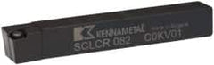 Kennametal - SCLC, Right Hand Cut, 5° Lead Angle, 1/2" Shank Height x 1/2" Shank Width, Neutral Rake Indexable Turning Toolholder - 3-1/2" OAL, CC..21.5. Insert Compatibility, Series Screw-On - Exact Tooling