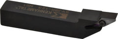 Kennametal - SVJB, Right Hand Cut, 3° Lead Angle, 3/4" Shank Height x 3/4" Shank Width, Neutral Rake Indexable Turning Toolholder - 4-1/2" OAL, VB..33. Insert Compatibility, Series Screw-On - Exact Tooling