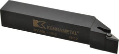 Kennametal - SVJB, Left Hand Cut, 3° Lead Angle, 1" Shank Height x 1" Shank Width, Neutral Rake Indexable Turning Toolholder - 6" OAL, VB..33. Insert Compatibility, Series Screw-On - Exact Tooling