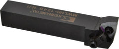 Kennametal - MWLN, Right Hand Cut, 5° Lead Angle, 3/4" Shank Height x 3/4" Shank Width, Negative Rake Indexable Turning Toolholder - 4-1/2" OAL, WN..43. Insert Compatibility, Series Kenloc - Exact Tooling