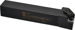Kennametal - MCLN, Left Hand Cut, 5° Lead Angle, 1" Shank Height x 1" Shank Width, Negative Rake Indexable Turning Toolholder - 6" OAL, CN..43. Insert Compatibility, Series Kenloc - Exact Tooling