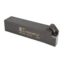 Kennametal - MCLN, Left Hand Cut, 5° Lead Angle, 1-1/4" Shank Height x 1-1/4" Shank Width, Negative Rake Indexable Turning Toolholder - 6" OAL, CN..43. Insert Compatibility, Series Kenloc - Exact Tooling