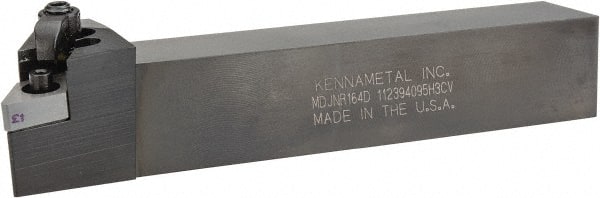 Kennametal - MDJN, Right Hand Cut, 3° Lead Angle, 1" Shank Height x 1" Shank Width, Negative Rake Indexable Turning Toolholder - 6" OAL, DN..43. Insert Compatibility, Series Kenloc - Exact Tooling
