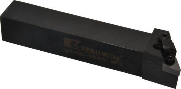 Kennametal - MDJN, Left Hand Cut, 3° Lead Angle, 1" Shank Height x 1" Shank Width, Negative Rake Indexable Turning Toolholder - 6" OAL, DN..43. Insert Compatibility, Series Kenloc - Exact Tooling