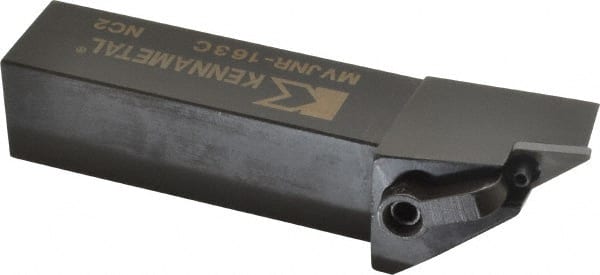 Kennametal - MVJN, Right Hand Cut, 3° Lead Angle, 1" Shank Height x 1" Shank Width, Negative Rake Indexable Turning Toolholder - 5" OAL, VN..33. Insert Compatibility, Series Kenloc - Exact Tooling