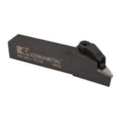 Kennametal - MVJN, Left Hand Cut, 3° Lead Angle, 3/4" Shank Height x 3/4" Shank Width, Negative Rake Indexable Turning Toolholder - 4-1/2" OAL, VN..33. Insert Compatibility, Series Kenloc - Exact Tooling