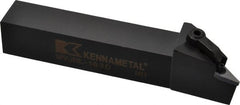 Kennametal - MVJN, Left Hand Cut, 3° Lead Angle, 1" Shank Height x 1" Shank Width, Negative Rake Indexable Turning Toolholder - 6" OAL, VN..33. Insert Compatibility, Series Kenloc - Exact Tooling