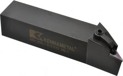 Kennametal - MVJN, Left Hand Cut, 3° Lead Angle, 1-1/4" Shank Height x 1-1/4" Shank Width, Negative Rake Indexable Turning Toolholder - 6" OAL, VN..33. Insert Compatibility, Series Kenloc - Exact Tooling