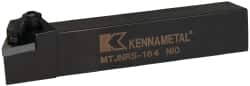 Kennametal - MTJN, Right Hand Cut, 3° Lead Angle, 1" Shank Height x 1" Shank Width, Negative Rake Indexable Turning Toolholder - 6" OAL, TN..43. Insert Compatibility, Series Kenloc - Exact Tooling