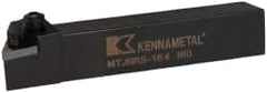Kennametal - MTJN, Right Hand Cut, 3° Lead Angle, 1" Shank Height x 1" Shank Width, Negative Rake Indexable Turning Toolholder - 6" OAL, TN..43. Insert Compatibility, Series Kenloc - Exact Tooling