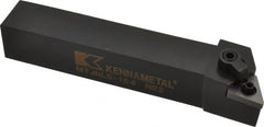 Kennametal - MTJN, Left Hand Cut, 3° Lead Angle, 1" Shank Height x 1" Shank Width, Negative Rake Indexable Turning Toolholder - 6" OAL, TN..43. Insert Compatibility, Series Kenloc - Exact Tooling