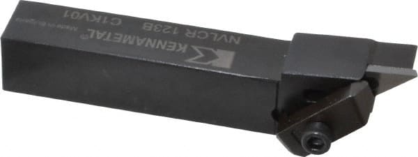 Kennametal - VP.., -5° Lead Angle NVLC External Right Hand Indexable Profiling Toolholder - 19.05mm Shank Height x 19.05mm Shank Width, 114.3mm Long, Steel - Exact Tooling