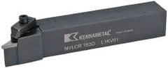 Kennametal - VP.., -5° Lead Angle NVLC External Right Hand Indexable Profiling Toolholder - 25.4mm Shank Height x 25.4mm Shank Width, 6" Long, Steel - Exact Tooling
