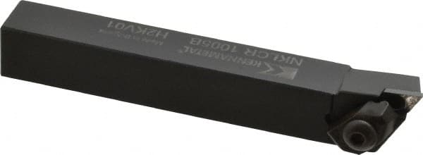Kennametal - NP.., -5° Lead Angle NKLC External Right Hand Indexable Profiling Toolholder - 15.88mm Shank Height x 15.88mm Shank Width, 114.3mm Long, Steel - Exact Tooling
