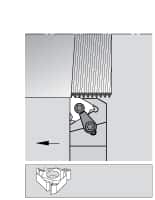 Kennametal - External Thread, Left Hand Cut, 16mm Shank Width x 16mm Shank Height Indexable Threading Toolholder - 100mm OAL, LT 16EL Insert Compatibility, LSA Toolholder, Series LT Threading - Exact Tooling