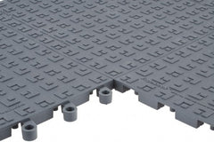 Wearwell - Dry Environment, Anti-Fatigue Matting - Charcoal, Vinyl with Vinyl Sponge Base, Straight - Exact Tooling