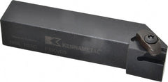Kennametal - External Thread, Left Hand Cut, 25.4mm Shank Width x 25.4mm Shank Height Indexable Threading Toolholder - 127mm OAL, N.3L Insert Compatibility, NS Toolholder, Series Top Notch - Exact Tooling