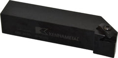 Kennametal - External Thread, Left Hand Cut, 31.75mm Shank Width x 31.75mm Shank Height Indexable Threading Toolholder - 152.4mm OAL, N.3L Insert Compatibility, NS Toolholder, Series Top Notch - Exact Tooling