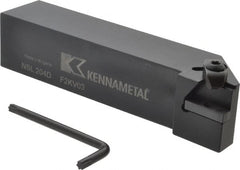 Kennametal - External Thread, Left Hand Cut, 31.75mm Shank Width x 31.75mm Shank Height Indexable Threading Toolholder - 152.4mm OAL, N.4L Insert Compatibility, NS Toolholder, Series Top Notch - Exact Tooling