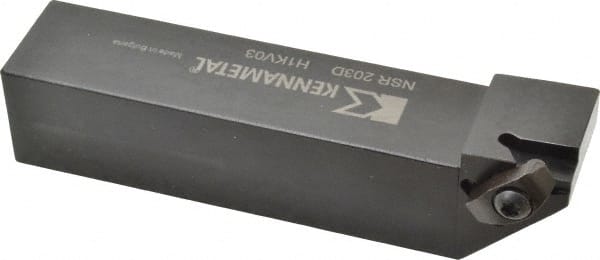 Kennametal - External Thread, Right Hand Cut, 31.75mm Shank Width x 31.75mm Shank Height Indexable Threading Toolholder - 152.4mm OAL, N.3R Insert Compatibility, NS Toolholder, Series Top Notch - Exact Tooling