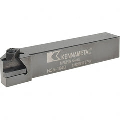 Kennametal - External Thread, Right Hand Cut, 25.4mm Shank Width x 25.4mm Shank Height Indexable Threading Toolholder - 152.4mm OAL, N.4R Insert Compatibility, NS Toolholder, Series Top Notch - Exact Tooling