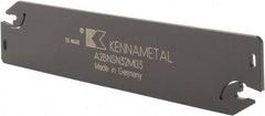 Kennametal - 1.2598" Blade Height, 0.0945" Blade Width, 5.9055" OAL, Neutral Cut, Double End Indexable Cut-Off Blade - 1.97" Max Depth of Cut, A2BNSN Blade, A2 Cut-Off Series - Exact Tooling