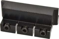 Kennametal - Tool Block Style A2TEN, 26mm Blade Height, 3.39" OAL, 1.57"& OAH, Indexable Cutoff Blade Tool Block - 3/4" Shank Height, 3/4" Shank Width, Reversible, Series A2 Cut-Off - Exact Tooling