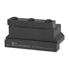 Kennametal - Tool Block Style A2TZN, 26mm Blade Height, 3.39" OAL, 1.89"& OAH, Indexable Cutoff Blade Tool Block - 1" Shank Height, 1" Shank Width, Reversible, Series A2 Cut-Off - Exact Tooling