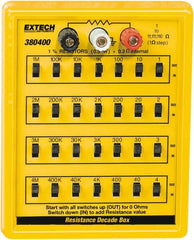 Extech - 1 to 110 k Ohm, Earth Ground Resistance Tester - No Batteries Required, 1 to 110 Resolution - Exact Tooling