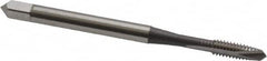 OSG - #5-40 UNC, 2 Flute, Bright Finish, High Speed Steel Spiral Point Tap - Plug Chamfer, Right Hand Thread, 1-15/16" OAL, 5/8" Thread Length, 0.141" Shank Diam, 2B/3B Class of Fit, Series 105 - Exact Tooling