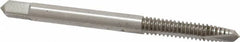 OSG - #10-24 UNC, 2 Flute, Bright Finish, High Speed Steel Spiral Point Tap - Plug Chamfer, Right Hand Thread, 2-3/8" OAL, 7/8" Thread Length, 0.194" Shank Diam, 2B/3B Class of Fit, Series 105 - Exact Tooling