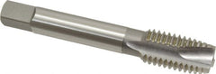 OSG - 5/8-11 UNC, 3 Flute, Bright Finish, High Speed Steel Spiral Point Tap - Plug Chamfer, Right Hand Thread, 3-13/16" OAL, 1-13/16" Thread Length, 0.48" Shank Diam, 3B Class of Fit, Series 105 - Exact Tooling