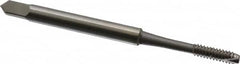 OSG - #4-40 UNC, 2 Flute, elektraLUBE Finish, High Speed Steel Spiral Point Tap - Bottoming Chamfer, Right Hand Thread, 1-7/8" OAL, 9/16" Thread Length, 2B/3B Class of Fit, Series 105B - Exact Tooling