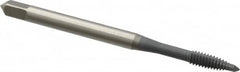 OSG - #5-40 UNC, 2 Flute, elektraLUBE Finish, High Speed Steel Spiral Point Tap - Plug Chamfer, Right Hand Thread, 1-15/16" OAL, 5/8" Thread Length, 2B/3B Class of Fit, Series 105 - Exact Tooling