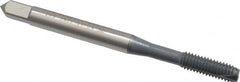 OSG - #10-32 UNF, 2 Flute, elektraLUBE Finish, High Speed Steel Spiral Point Tap - Bottoming Chamfer, Right Hand Thread, 2-3/8" OAL, 7/8" Thread Length, 3B Class of Fit, Series 105B - Exact Tooling