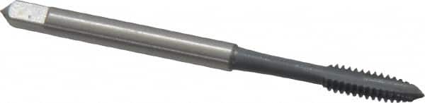 OSG - #6-32 UNC, 2 Flute, elektraLUBE Finish, High Speed Steel Spiral Point Tap - Plug Chamfer, Right Hand Thread, 2" OAL, 11/16" Thread Length, 2B Class of Fit, Series 105 - Exact Tooling