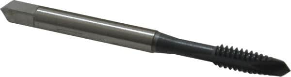 OSG - #10-24 UNC, 2 Flute, elektraLUBE Finish, High Speed Steel Spiral Point Tap - Plug Chamfer, Right Hand Thread, 2-3/8" OAL, 7/8" Thread Length, Series 105 - Exact Tooling