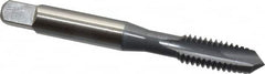 OSG - 5/16-18 UNC, 2 Flute, elektraLUBE Finish, High Speed Steel Spiral Point Tap - Plug Chamfer, Right Hand Thread, 2-23/32" OAL, 1-1/8" Thread Length, Series 105 - Exact Tooling