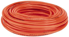 Parker - 1/4" ID x 3/8" OD, 1/16" Wall Thickness, 100' Long, Polyurethane Tube - Orange, 125 Max psi, 90 - 95 Shore A Hardness, -40 to 180°F - Exact Tooling