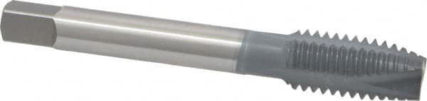 OSG - 1/2-13 UNC, 3 Flute, elektraLUBE Finish, High Speed Steel Spiral Point Tap - Plug Chamfer, Right Hand Thread, 3-3/8" OAL, 1-21/32" Thread Length, Series 105 - Exact Tooling