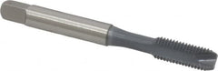 OSG - 1/4-28 UNF, 2 Flute, elektraLUBE Finish, High Speed Steel Spiral Point Tap - Bottoming Chamfer, Right Hand Thread, 2-1/2" OAL, 1" Thread Length, 3B Class of Fit, Series 105B - Exact Tooling