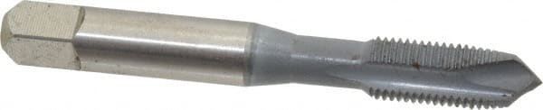 OSG - 3/8-24 UNF, 3 Flute, elektraLUBE Finish, High Speed Steel Spiral Point Tap - Plug Chamfer, Right Hand Thread, 2-15/16" OAL, 1-1/4" Thread Length, 3B Class of Fit, Series 105 - Exact Tooling