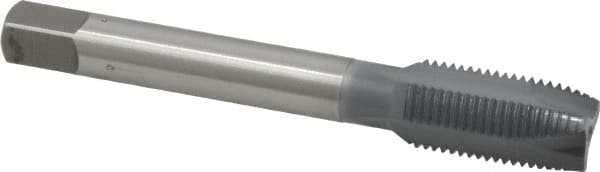OSG - 1/2-20 UNF, 3 Flute, elektraLUBE Finish, High Speed Steel Spiral Point Tap - Plug Chamfer, Right Hand Thread, 3-3/8" OAL, 1-21/32" Thread Length, 3B Class of Fit, Series 105 - Exact Tooling