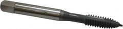 OSG - 1/4-20 UNC, 2 Flute, elektraLUBE Finish, High Speed Steel Spiral Point Tap - Plug Chamfer, Right Hand Thread, 2-1/2" OAL, 1" Thread Length, 2B Class of Fit, Series 105 - Exact Tooling