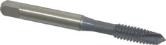 OSG - 1/4-20 UNC, 3 Flute, elektraLUBE Finish, High Speed Steel Spiral Point Tap - Plug Chamfer, Right Hand Thread, 2-1/2" OAL, 1" Thread Length, 2B Class of Fit, Series 105 - Exact Tooling