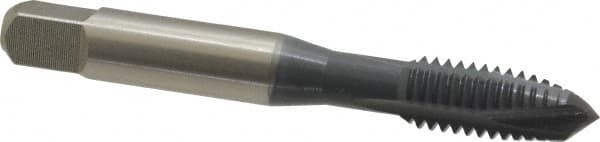 OSG - 3/8-16 UNC, 3 Flute, elektraLUBE Finish, High Speed Steel Spiral Point Tap - Plug Chamfer, Right Hand Thread, 2-15/16" OAL, 1-1/4" Thread Length, 2B Class of Fit, Series 105 - Exact Tooling